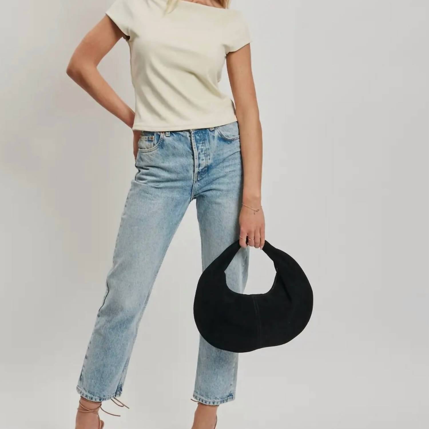 Moda Luxe - Farrah Suede Shoulder Bag