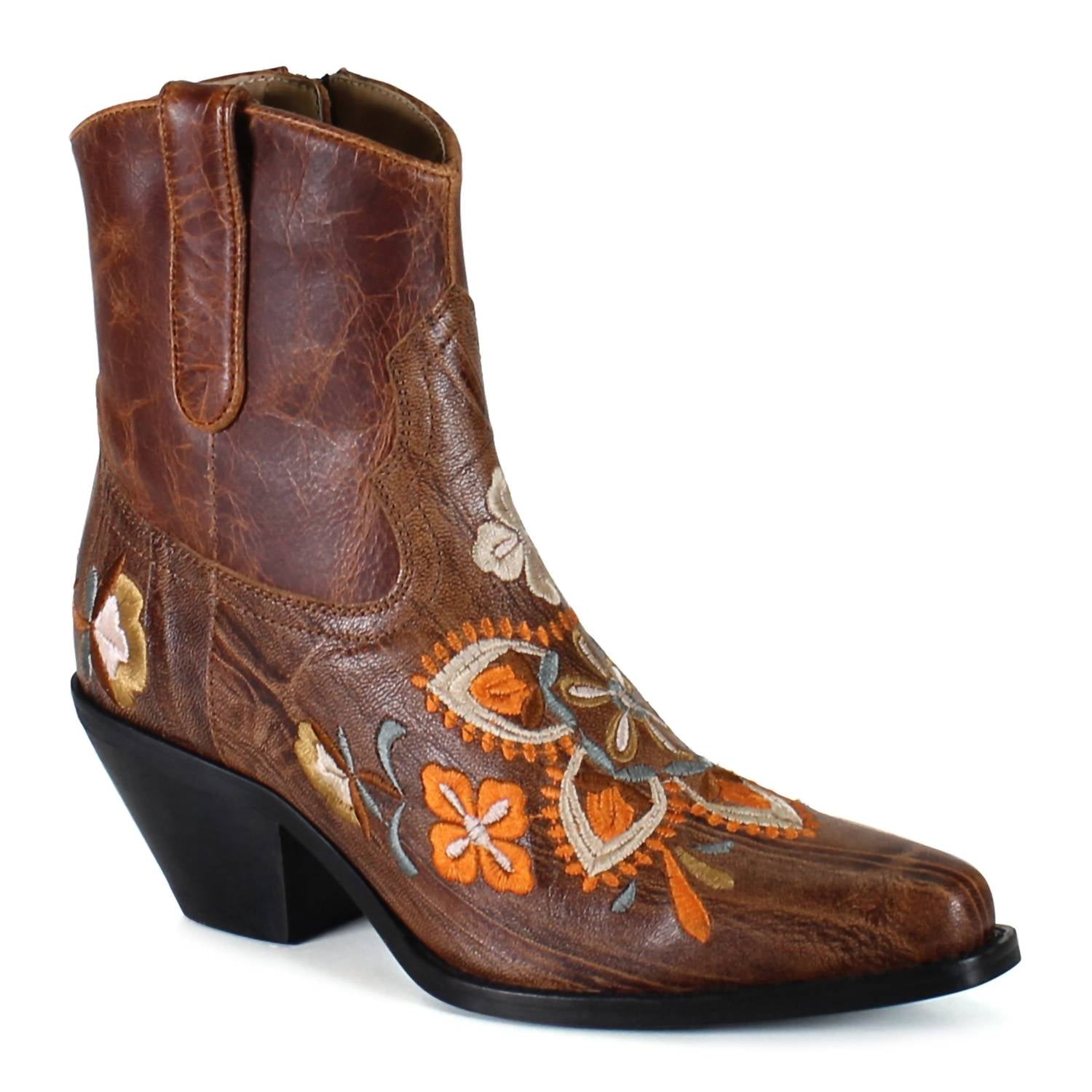 Diba True - Women's Cains Ville Floral Embroidery Mid-calf Boot
