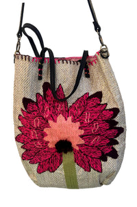 En Shalla - Women's Woven Crossbody Bag