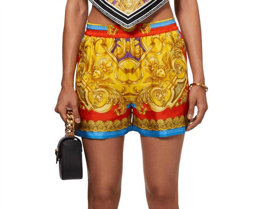 Versace - Barocco print foula top