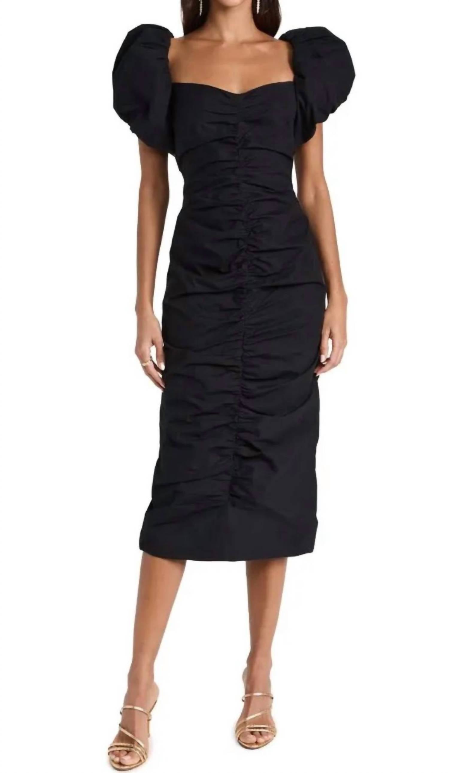 RHODE Women's Tessa Dress in black - women's dress