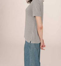 Grace & Mila - Stardust Lurex V-neck T-shirt