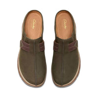 Clarks Women's Orlene Clog in olive combo - women's shoe - view 5