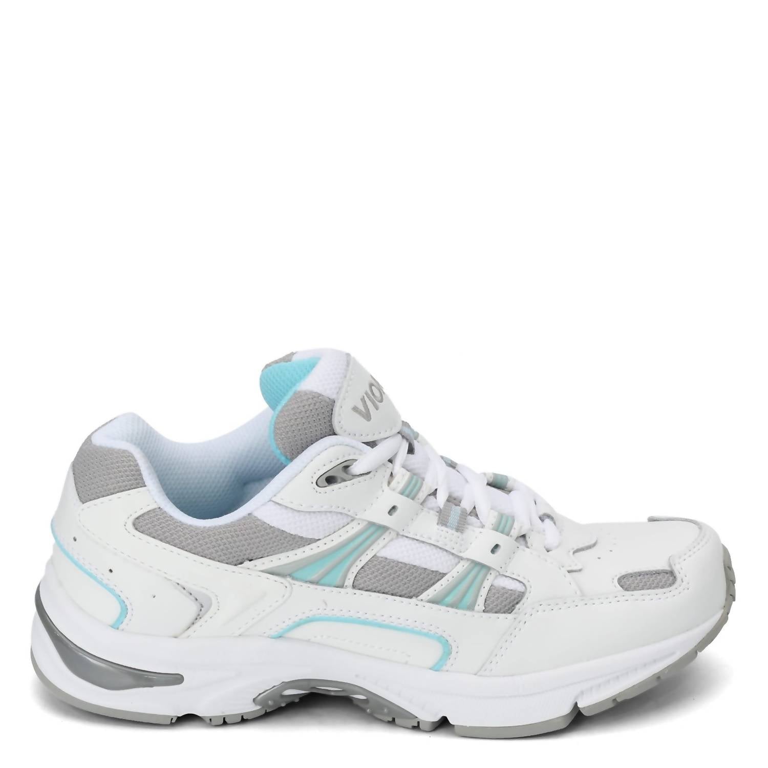 VIONIC Women's Walker Leather Sneakers in white blue - women's sneaker