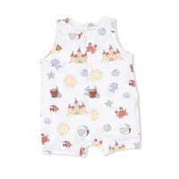 Angel Dear - Sunny Sandcastles Sleeveless Shortie Romper