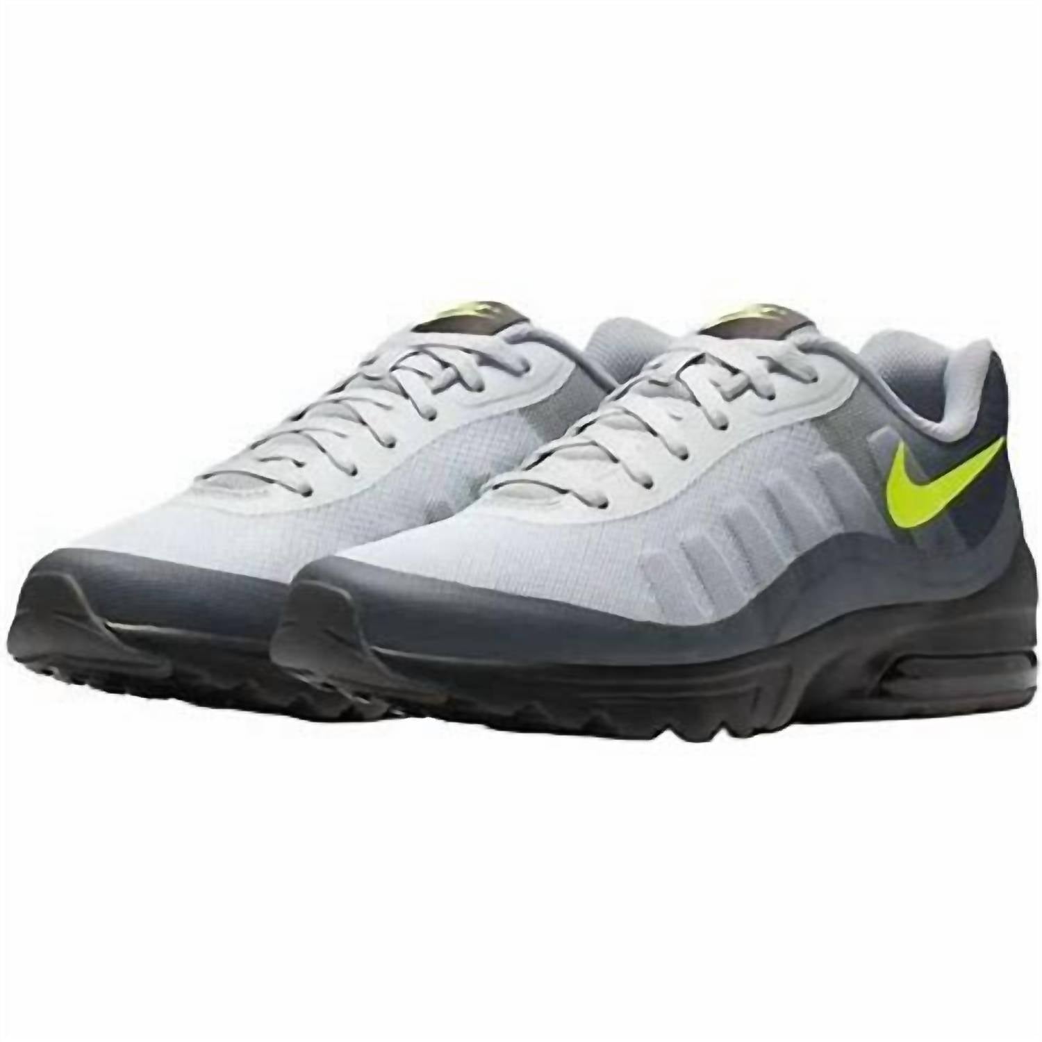 NIKE Men's Air Max Invigor Sneakers in blk gry volt - men's sneaker - alternate view