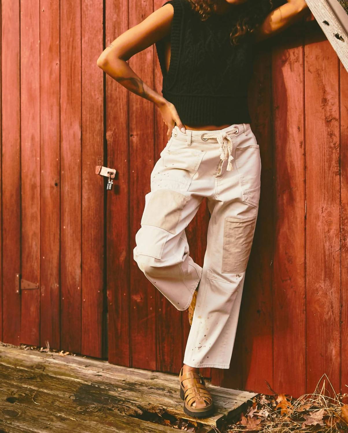 Free People - Moxie Low Slung Pull On Jeans