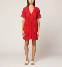 Vince - Ileanna Crochet Mini Dress