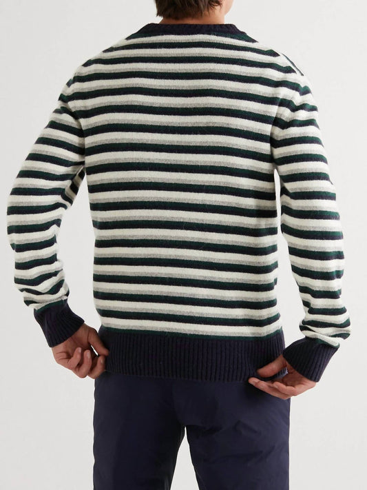 Orlebar Brown - Lorca Striped Alpaca Sweater