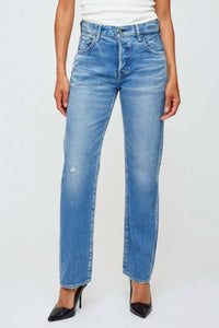 Moussy - Nichols Mid Rise Straight Jeans