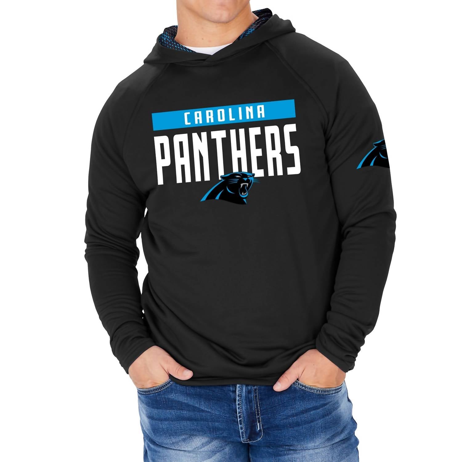 Zubaz - NFL CAROLINA PANTHERS TEAM COLOR HOODIE