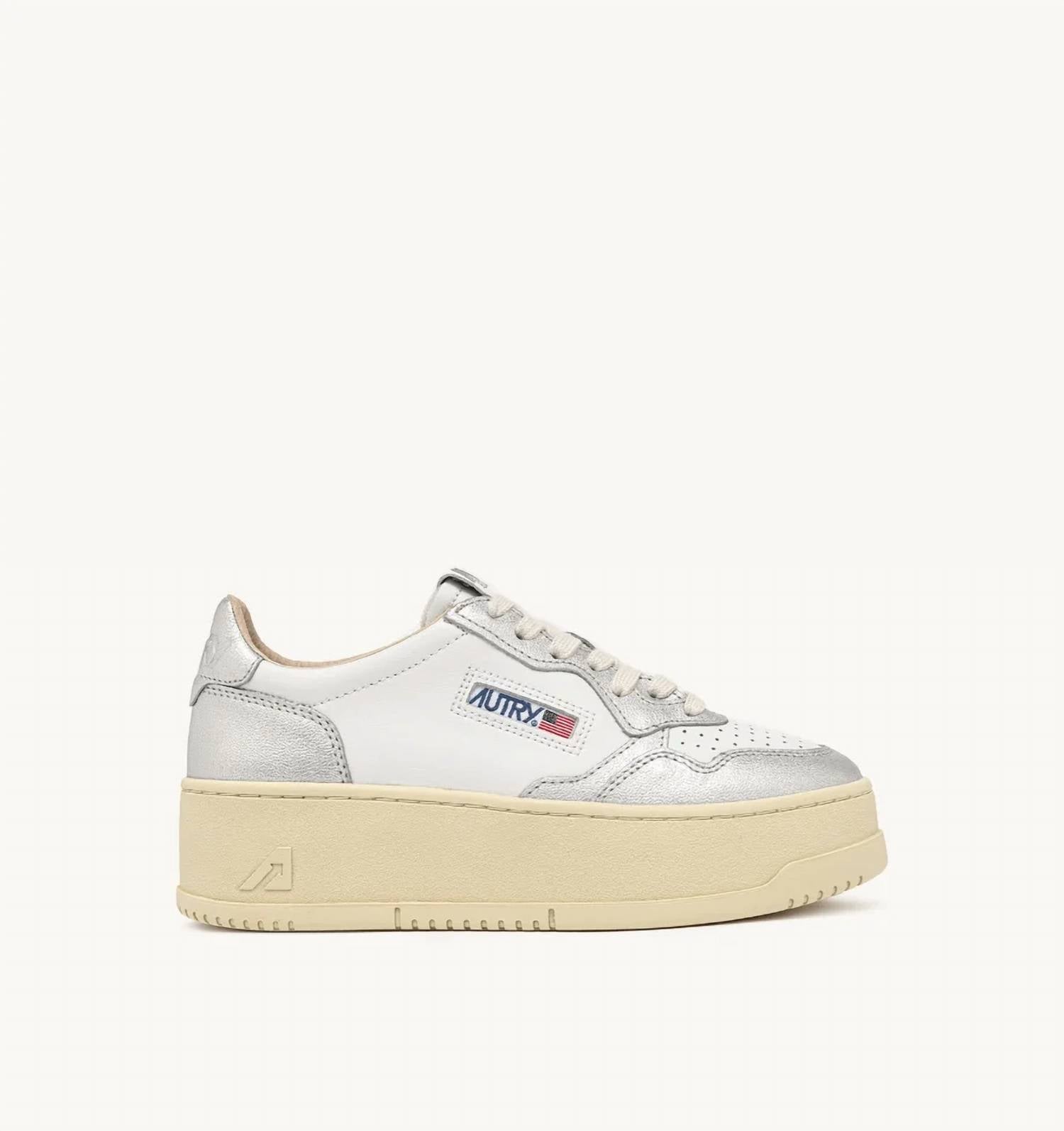 Autry - Women's Medalist Platform Leather Sneakers