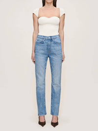 DL1961 - Women's Kristy Cigarette High Rise 29" Jeans in meadow lake - women's jeans