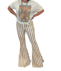 Peach Love - Marbled Flare Pants