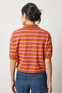 Lilla P - Drop Shoulder Polo Neck Sweater