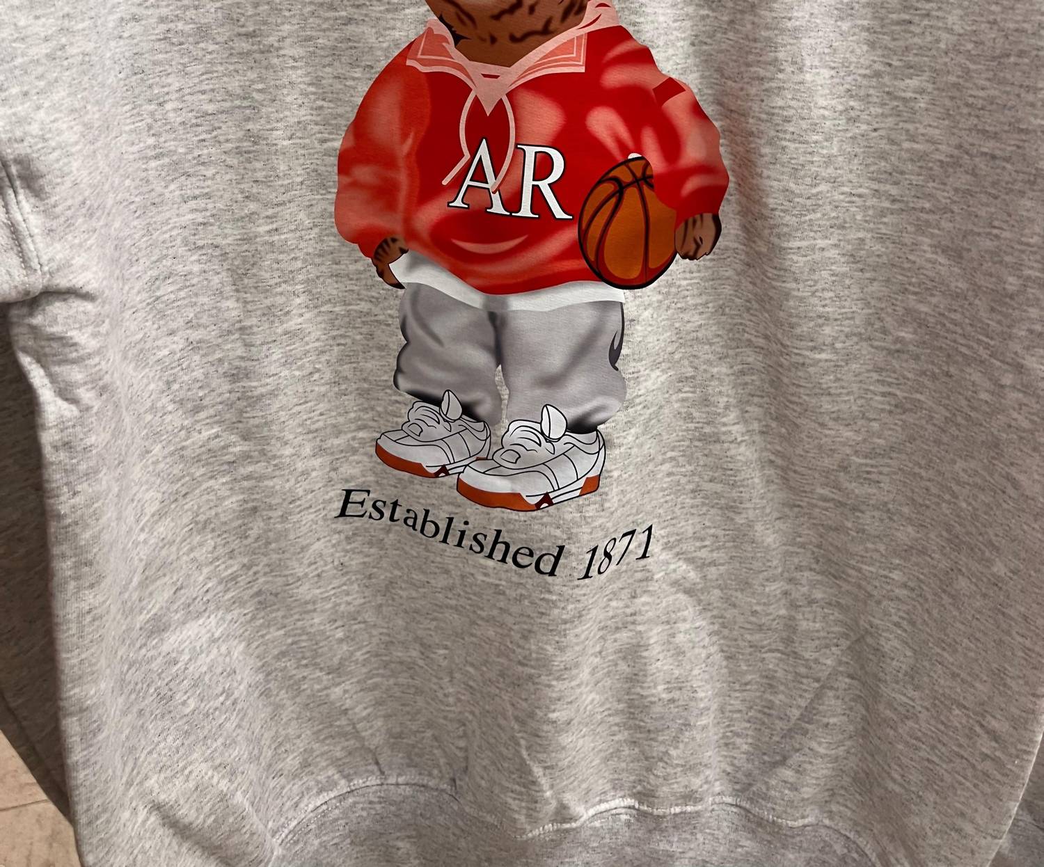 Madley - Women's Ar Basketball Teddy Bear Sweatshirt