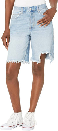 Free People - Big Sur Coast Distressed Denim Shorts
