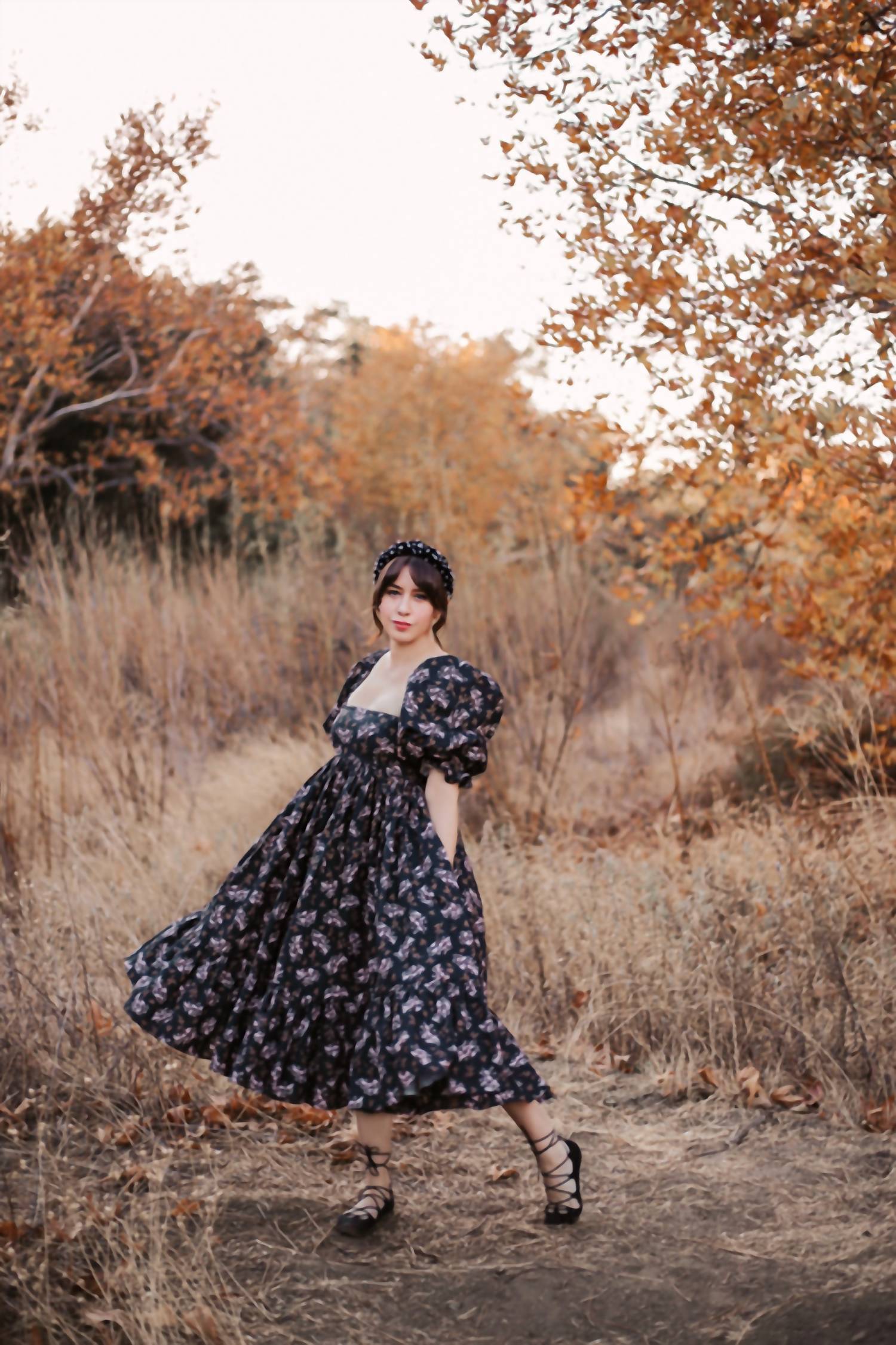 Selkie - Jasmine Empire Waist Maxi Dress