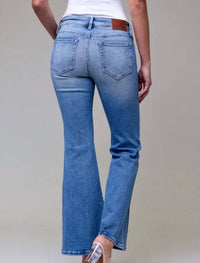 Hidden - Clean Stretch Mid Rise Bootcut Jeans