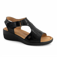 Andrea - Women's T-bar Leather Sandal