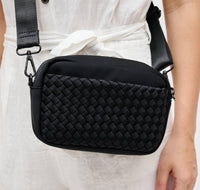 Sol And Selene - Women's Inspiration Woven Crossbody Bag