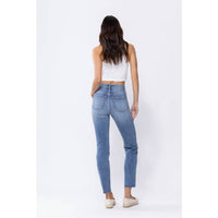 Sneak Peek - High-rise 90's Distressed Skinny Jean With Raw Hem