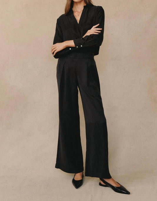 Bella Dahl - Inverted Pleat Wide Leg Pant