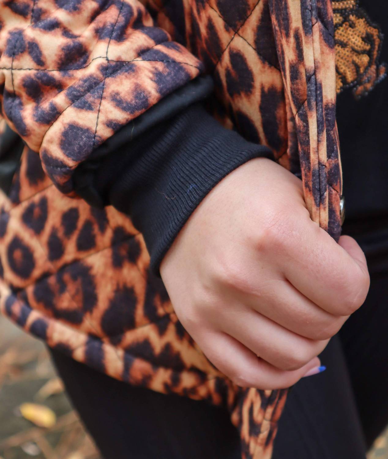 Golden - Carolina Fur Trimmed Quilted Jacket