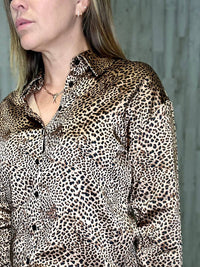Charlie B - Animal Print Button Down Top