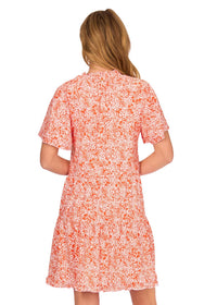 Cabana Life - Short Sleeve Tiered Ruffle Dress