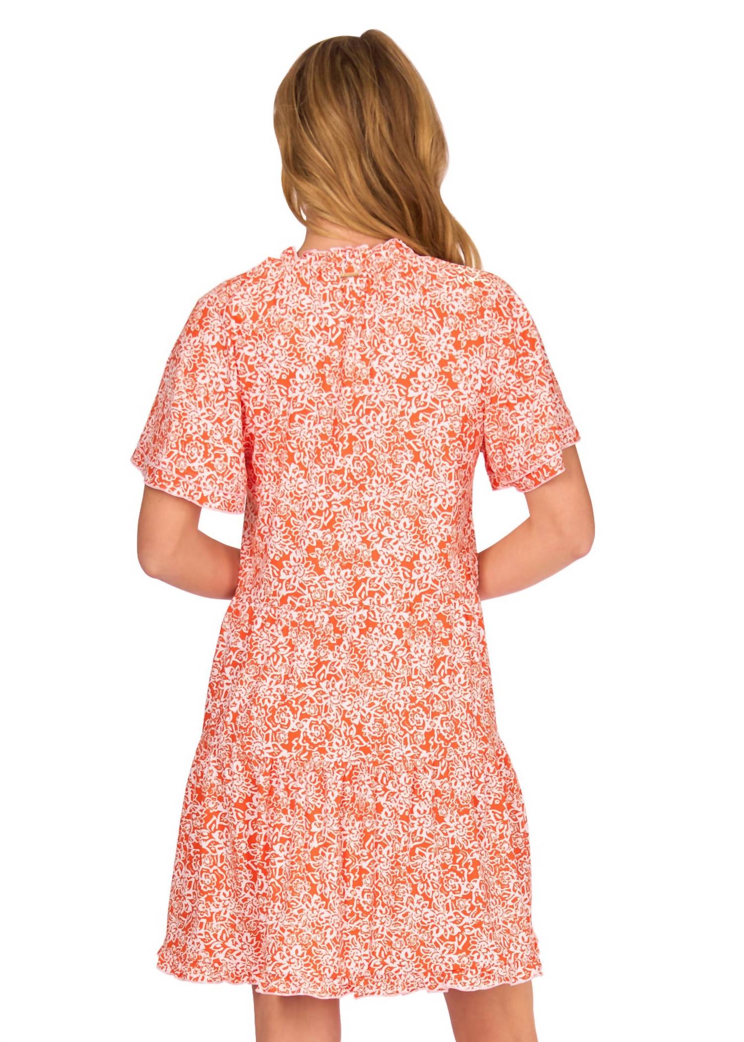Cabana Life - Short Sleeve Tiered Ruffle Dress