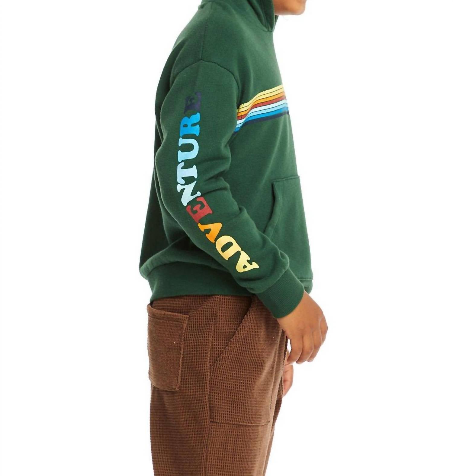Chaser - Boys Striped Hooded Pullover