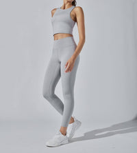 HEROINE SPORT Vital High Performance Leggings in steel - women's pants - view 4