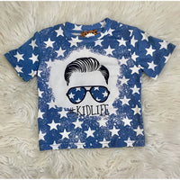 Kids Charm - Boys Patriotic #kidlife Star Tee