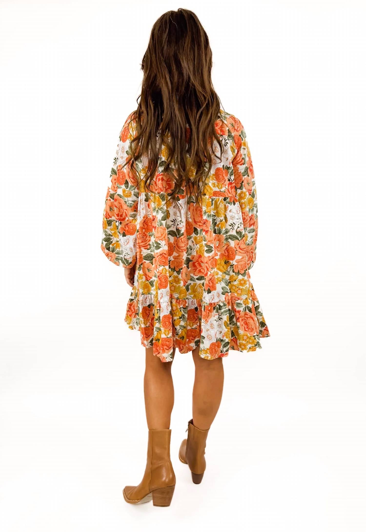 Bibi - Fall Shirt Long Sleeve Dress