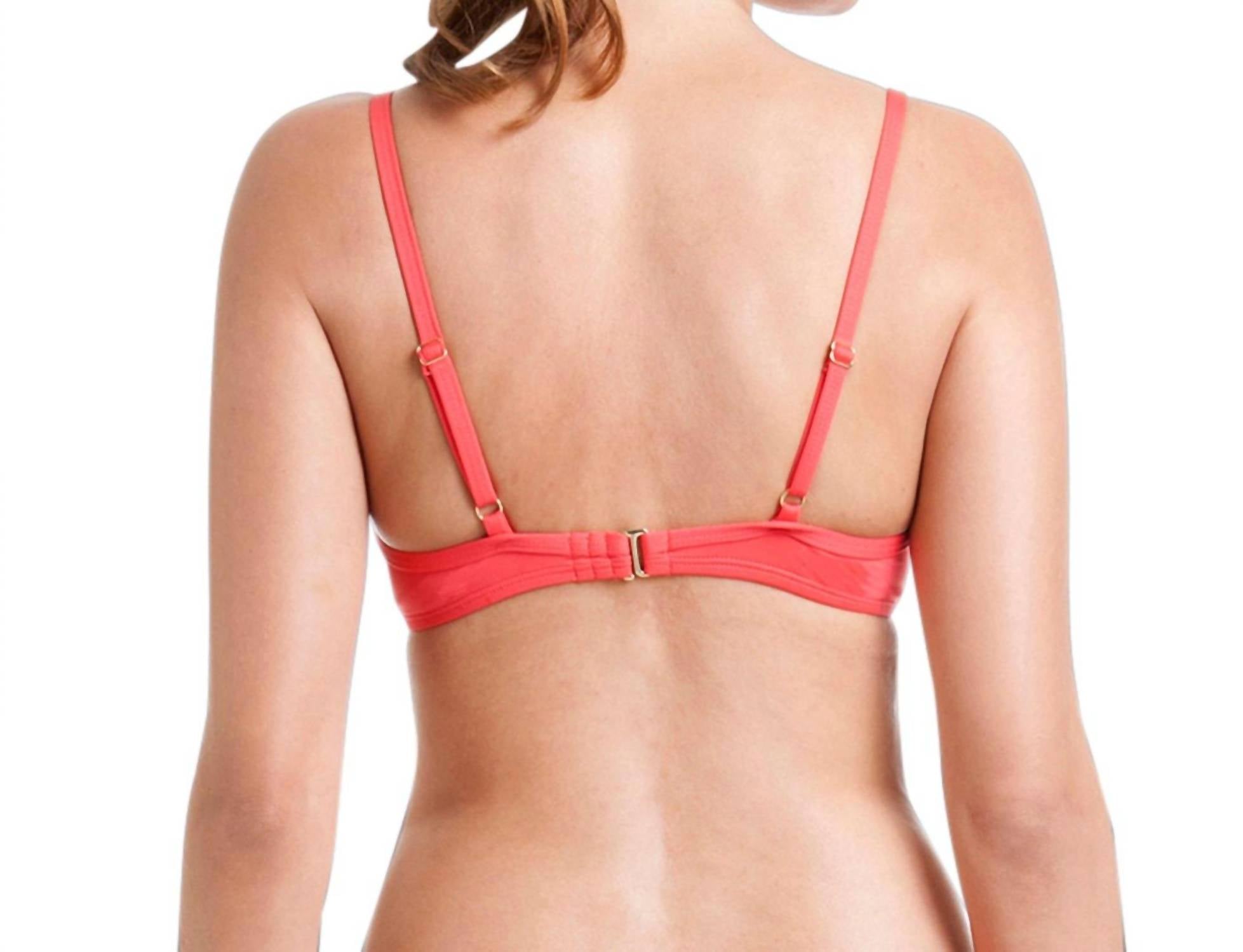 Cole Of California - Core Solids Underwire Ruffle Bikini Bra