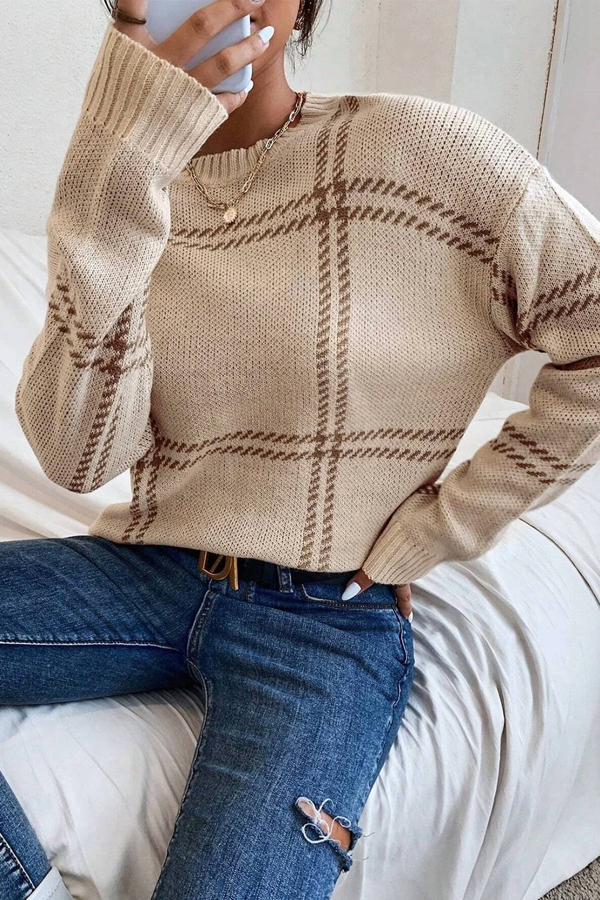 Jupiter & Me - Knit Drop Shoulder Sweater