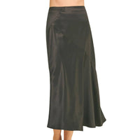 Pinch - Women's Silky Block Detailed Midi Skirt