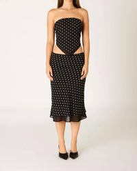 Cotton Candy La - Lolita Polka Dot Midi Skirt