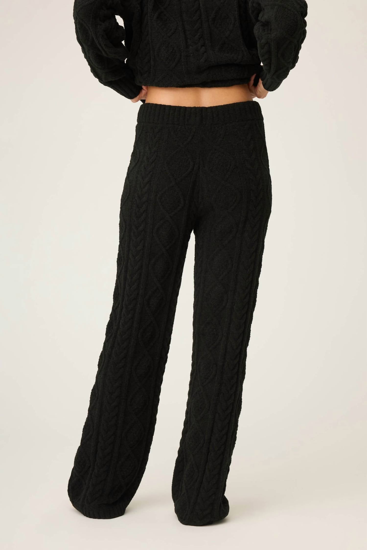 Pj Salvage - Cozy Chenille Cable Knit Pants