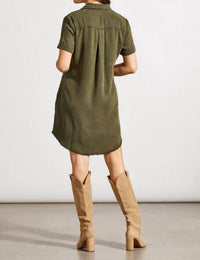 Tribal - Shirt Dress With Pockets