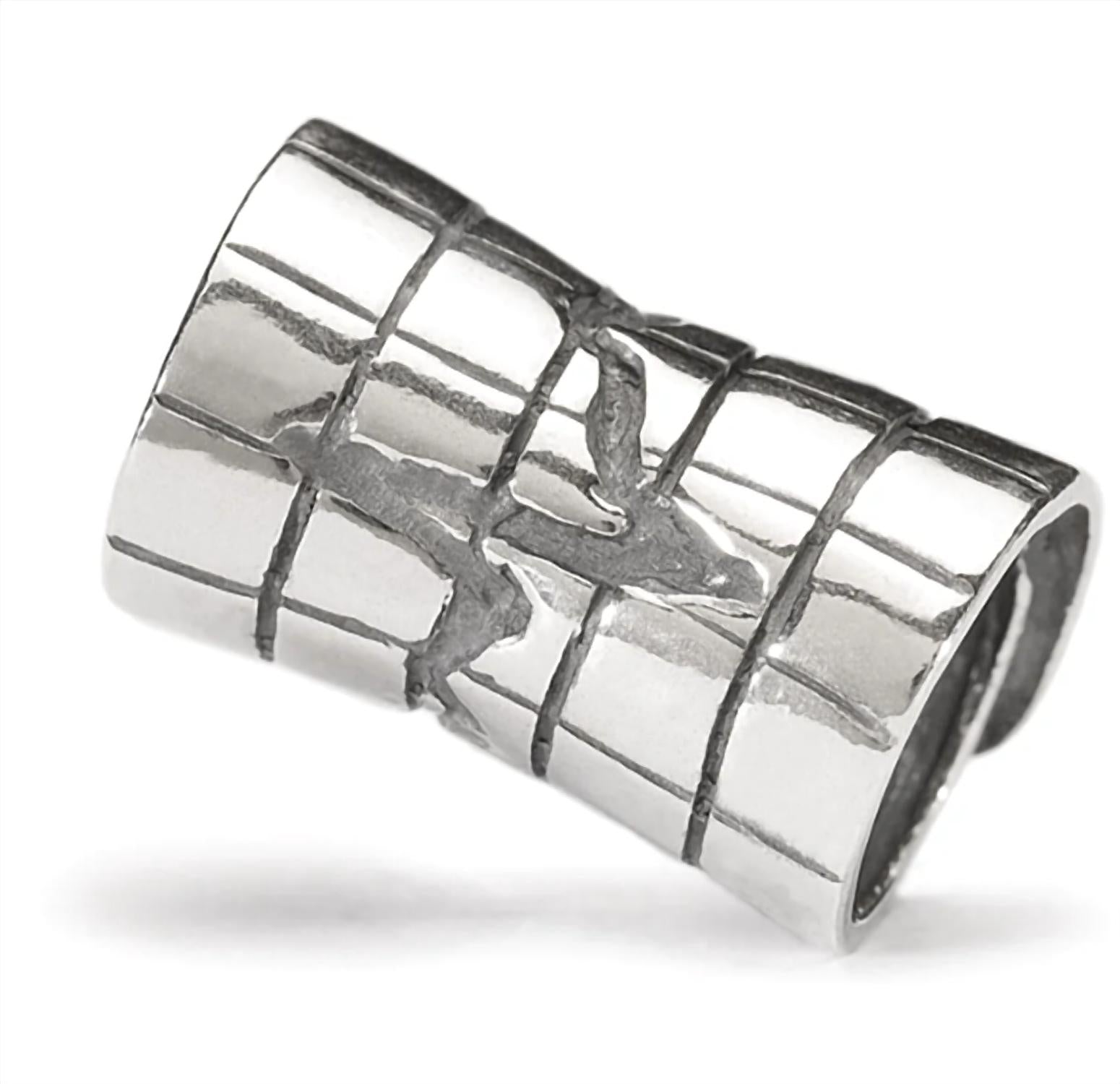 Trollbeads Heart Beat Sterling Bead in silver - women's jewelry
