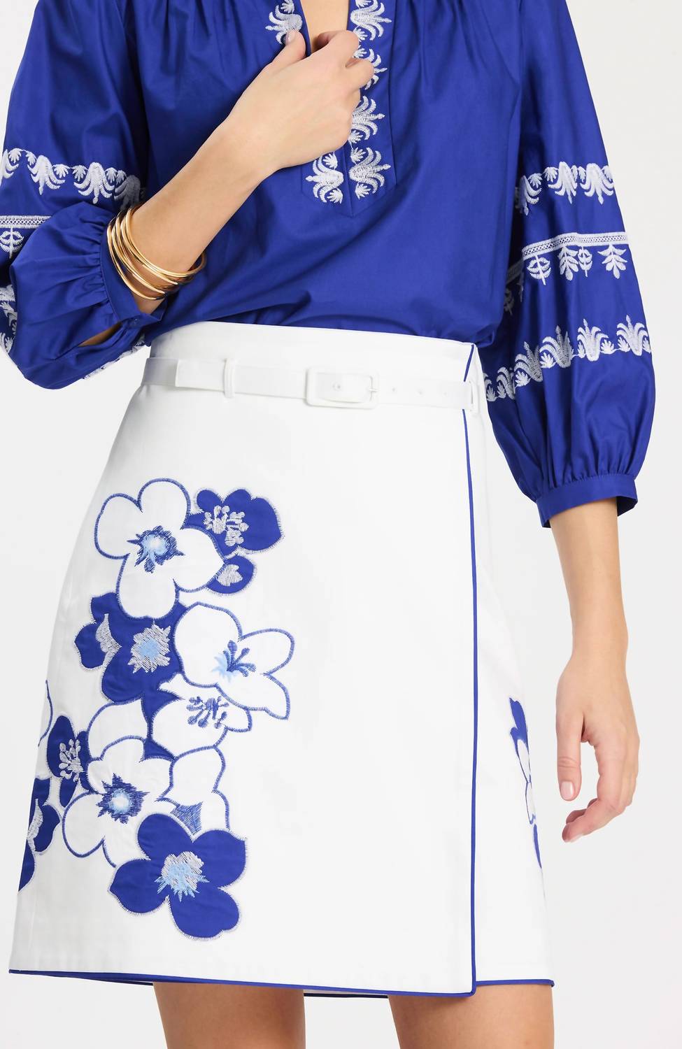 Tyler Boe - Simone Applique Mini Skirt