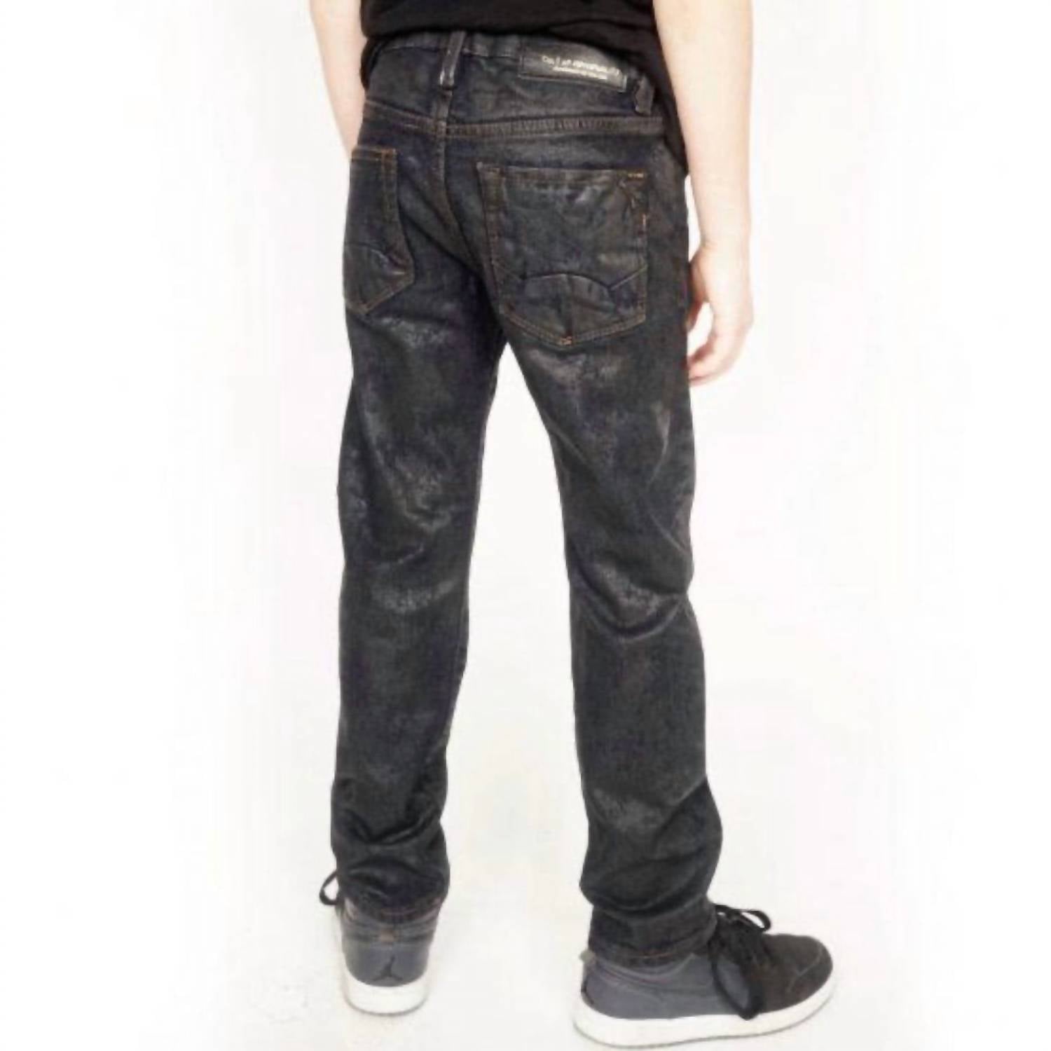Cult Of Individuality - KID'S CULT ROGUE SLIM STRAIGHT STRETCH DENIM JEANS