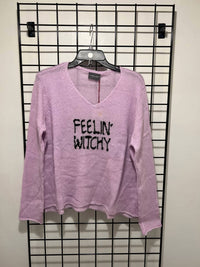 Wooden Ships Feelin' Witchy Sweater in wild lilac - women's sweater