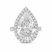 Diana M Jewels - Women's Pear Lab-Grown Diamond Fashion Ring (8.70 Ct) - Signature