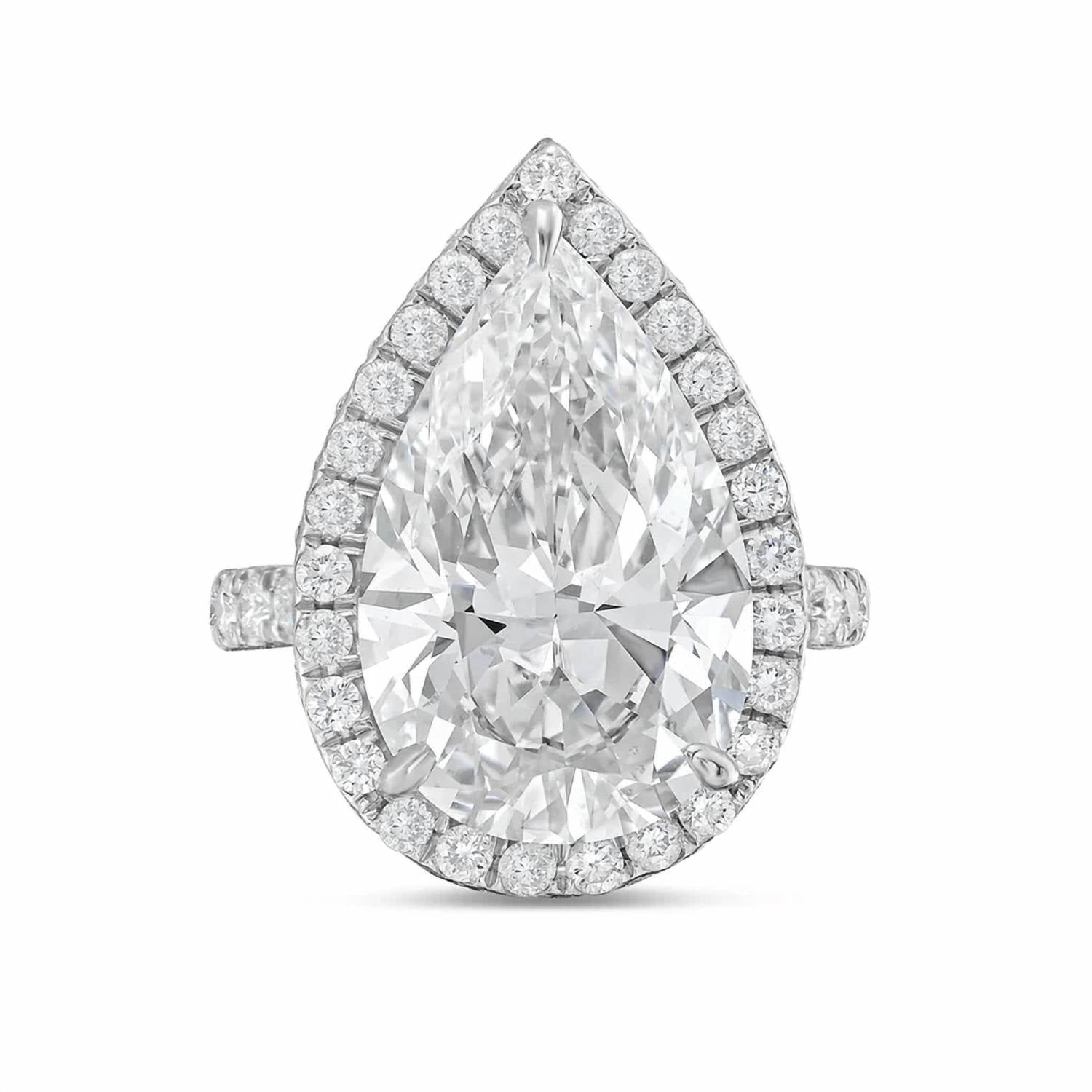 Diana M Jewels - Women's Pear Lab-Grown Diamond Fashion Ring (8.70 Ct) - Signature