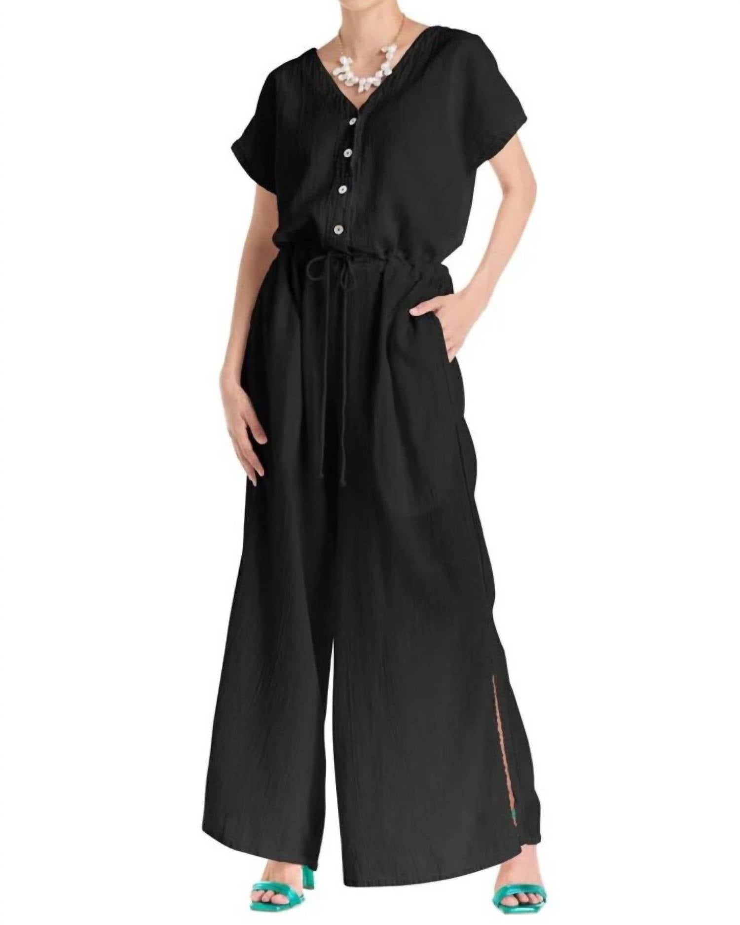 Oh My Gauze! - Mina Wide Leg Jumpsuit