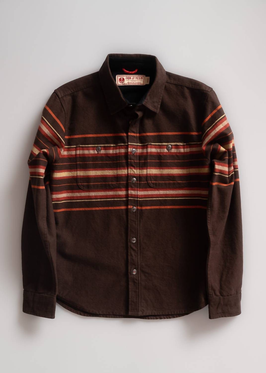 Iron & Resin Men's Upland Shirt in brown - men's shirt - view 4