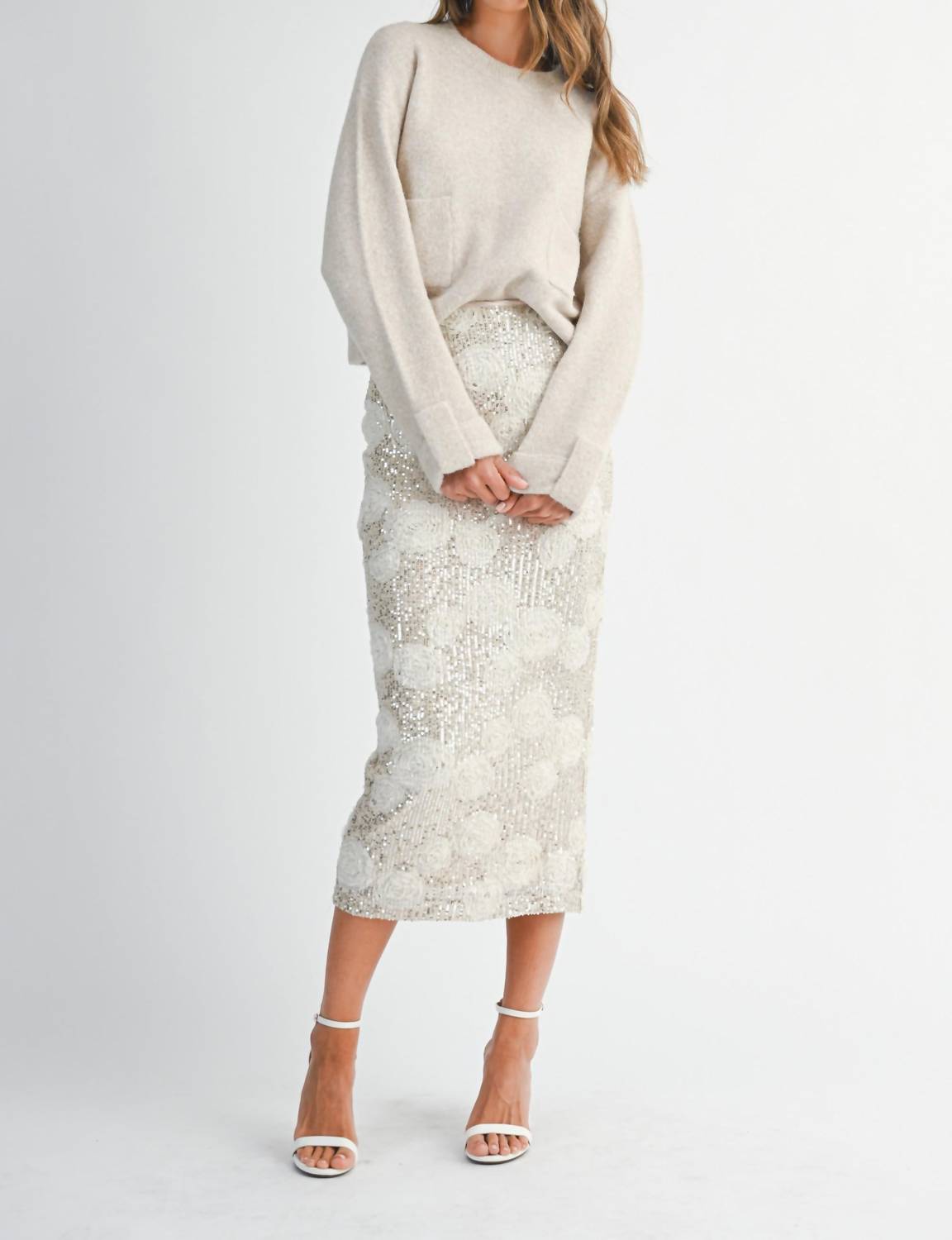 Mable - Parker Front Pocket Detail Sweater